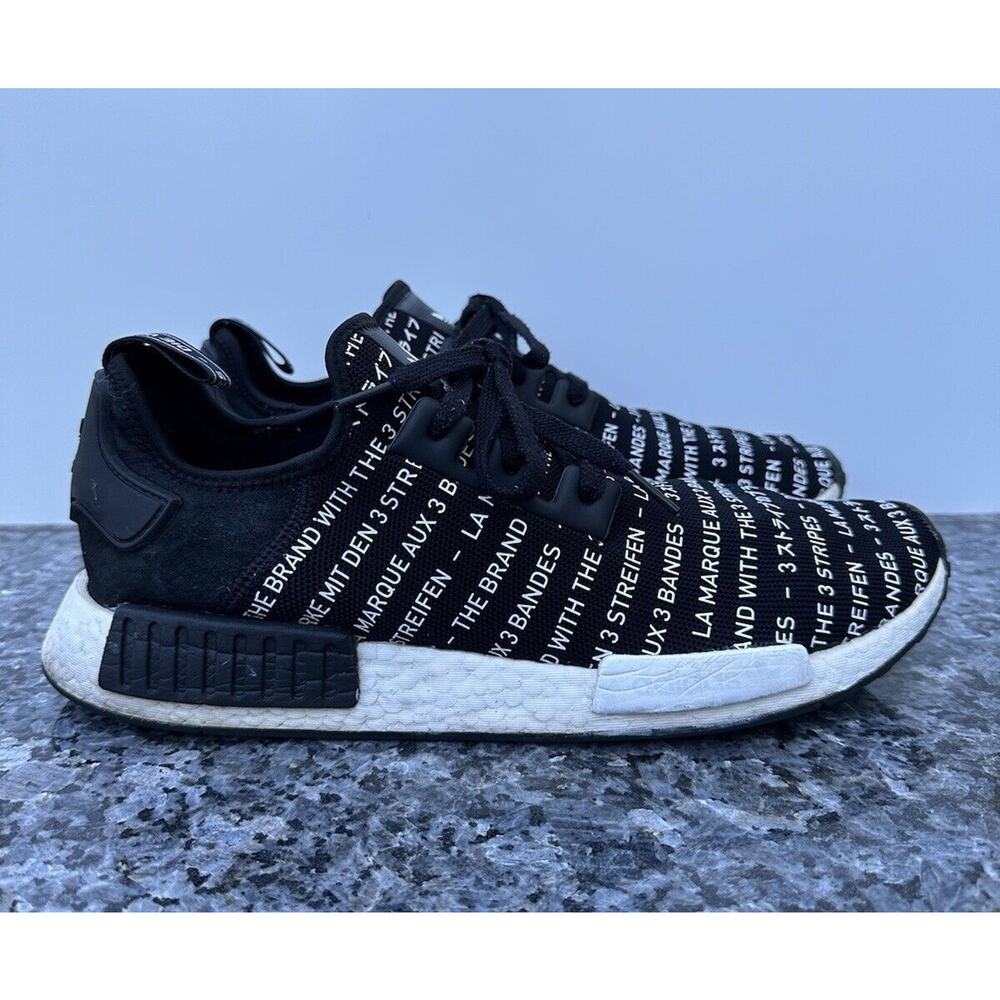 adidas Black and White Athletic Shoes